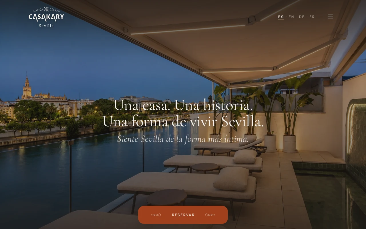 Captura de la web de Casa Kary